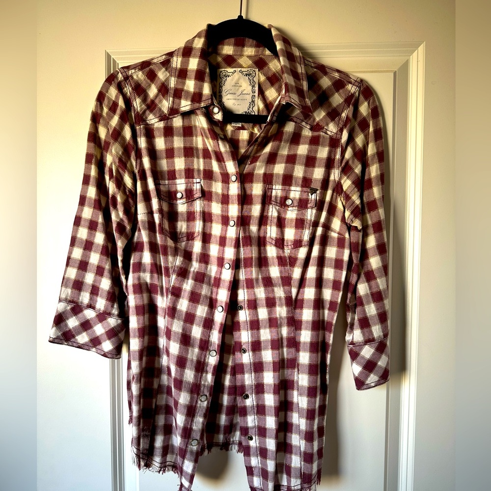 Guess western style button up